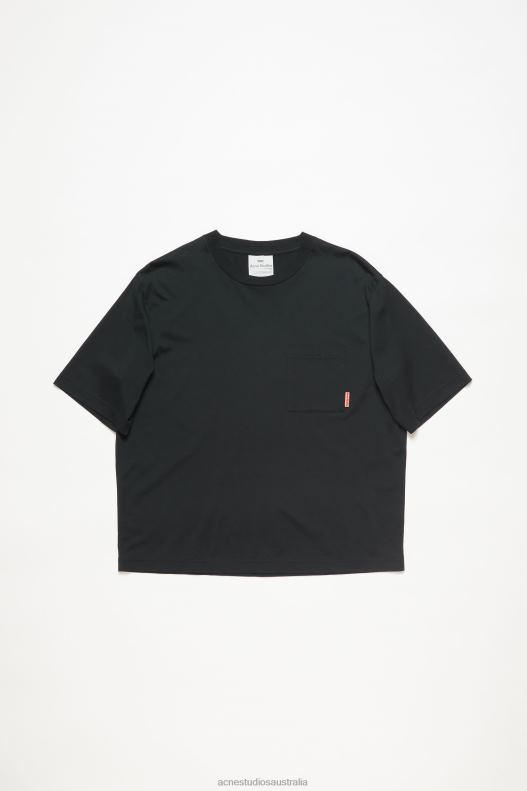 Crew neck t-shirt - Relaxed fit Black Acne Studios R66LJ1019 Apparel