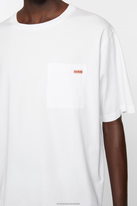 Crew neck t-shirt - Relaxed fit White Acne Studios R66LJ1020 Apparel