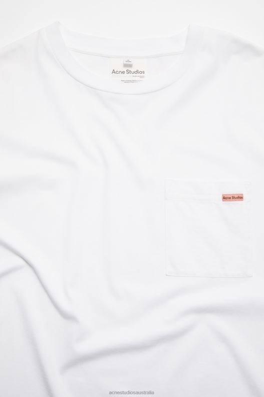 Crew neck t-shirt - Relaxed fit White Acne Studios R66LJ1020 Apparel