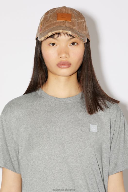 Crew neck t-shirt- Regular fit Unisex Light Grey Melange Acne Studios R66LJ206 Apparel