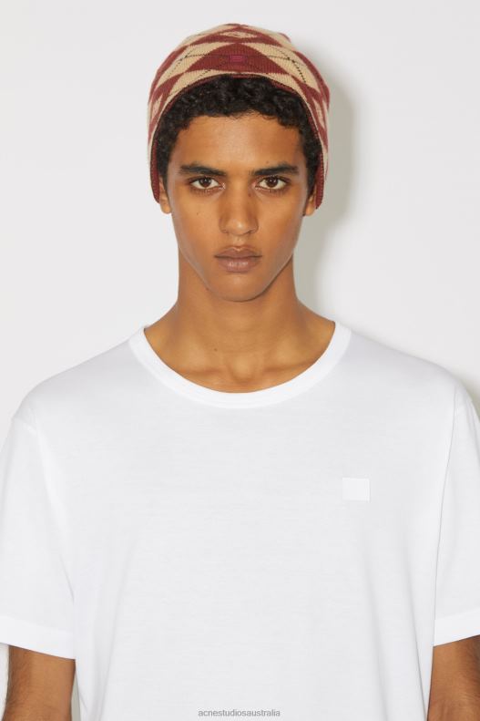 Crew neck t-shirt- Regular fit Unisex Optic White Acne Studios R66LJ1023 Apparel