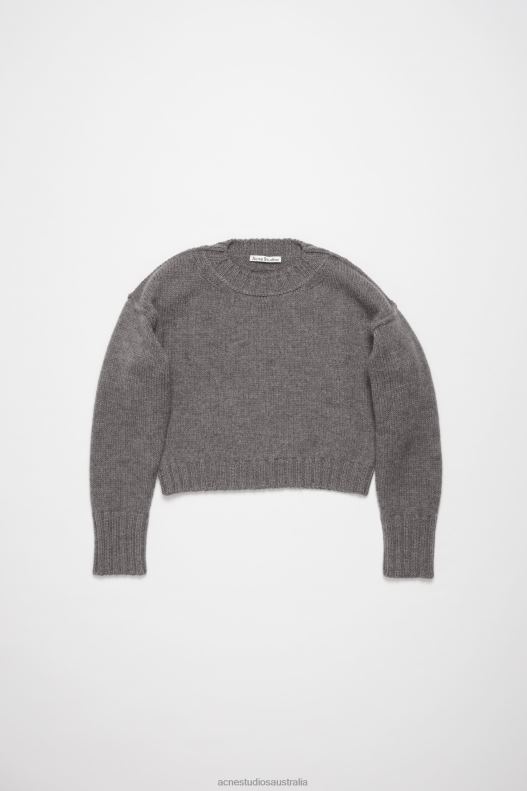 Crew neck wool jumper Dark Grey Acne Studios R66LJ75 Apparel