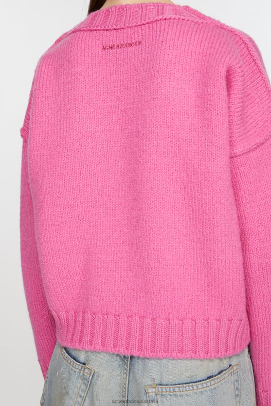 Crew neck wool jumper Pink Acne Studios R66LJ71 Apparel