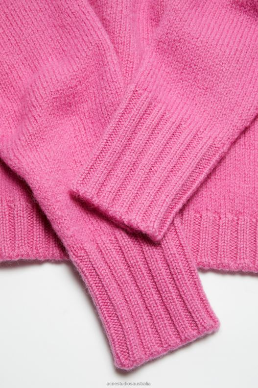 Crew neck wool jumper Pink Acne Studios R66LJ71 Apparel