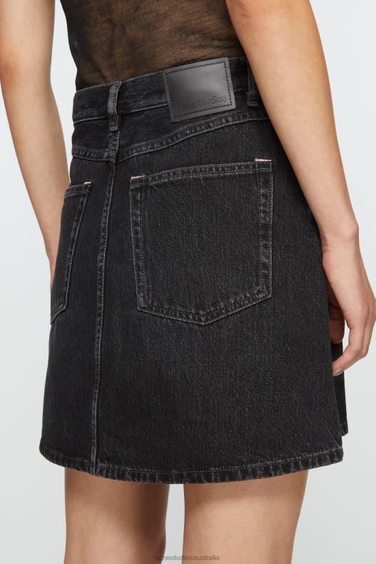 Denim skirt Black Acne Studios R66LJ253 Apparel