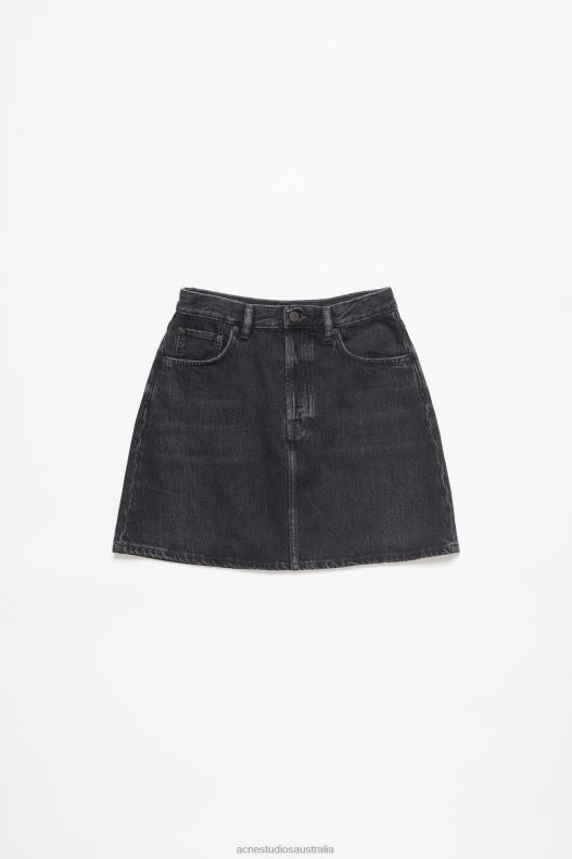 Denim skirt Black Acne Studios R66LJ253 Apparel