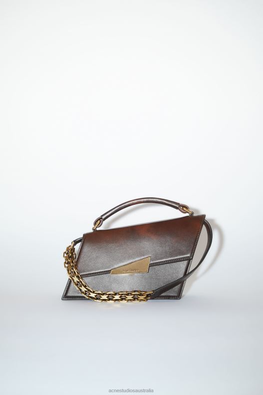 Distortion mini bag Dark Brown Acne Studios R66LJ582 Accessories