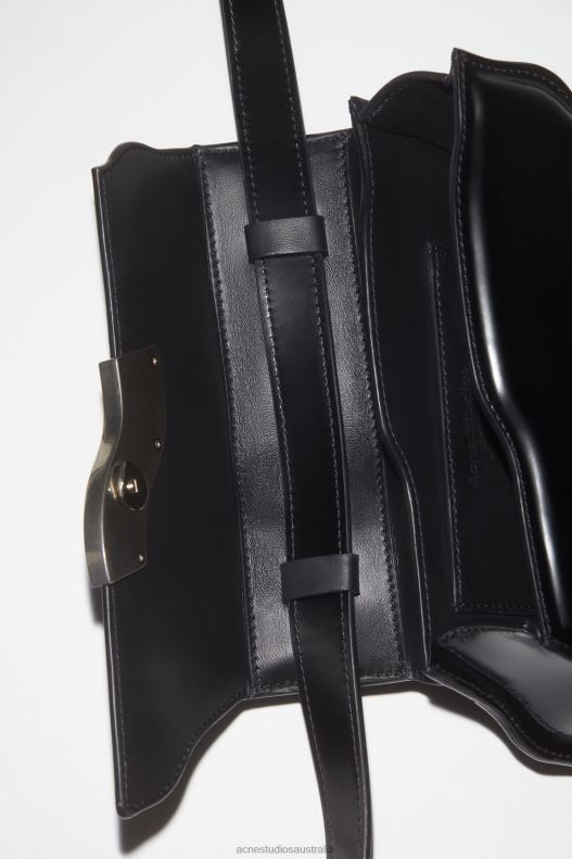 Distortion wavy mini bag Black Acne Studios R66LJ475 Accessories