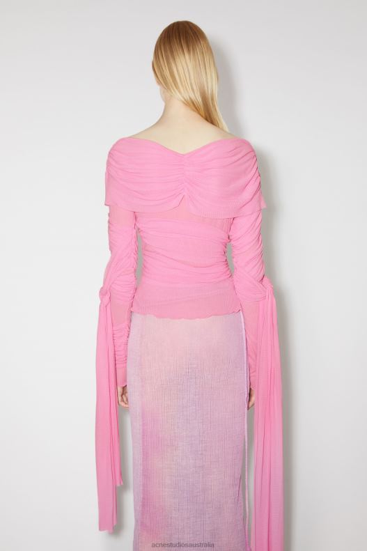 Draped top Runway Show Pink Acne Studios R66LJ213 Apparel