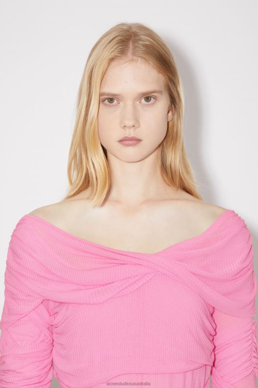 Draped top Runway Show Pink Acne Studios R66LJ213 Apparel