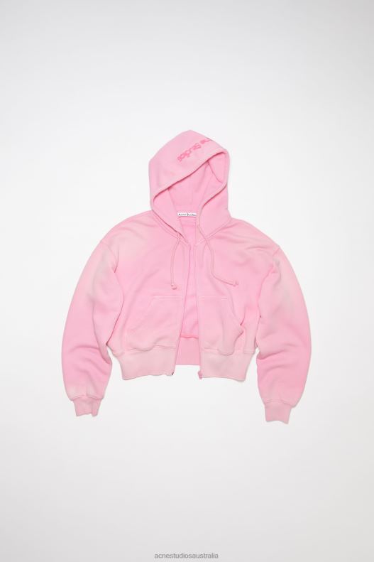 Dyed zippered jacket Bubble Pink Acne Studios R66LJ164 Apparel