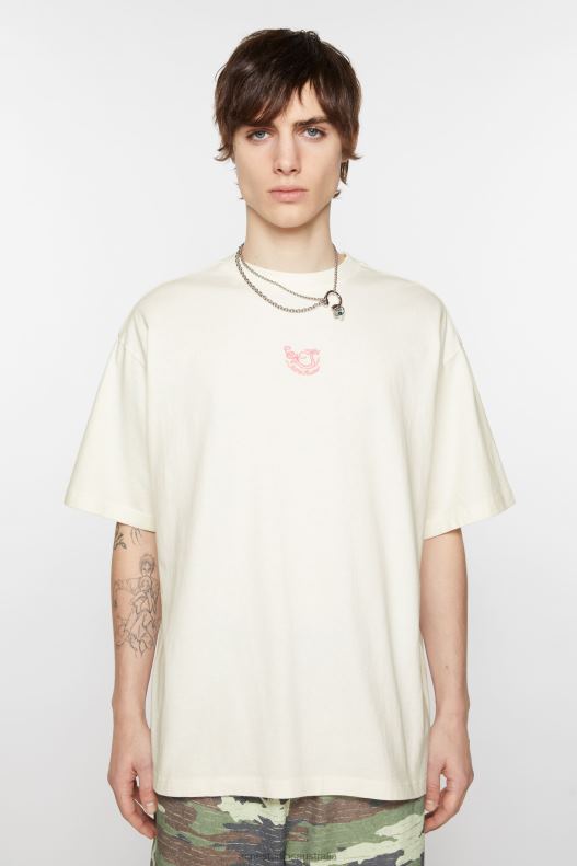 Embroidery t-shirt - Relaxed fit Off White Acne Studios R66LJ1119 Apparel