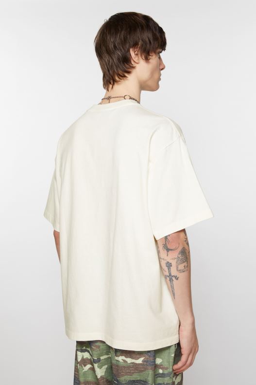 Embroidery t-shirt - Relaxed fit Off White Acne Studios R66LJ1119 Apparel