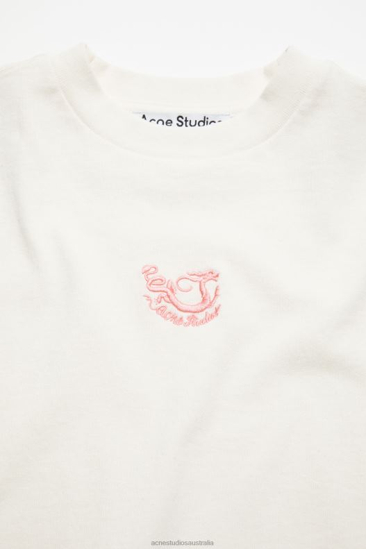 Embroidery t-shirt - Relaxed fit Off White Acne Studios R66LJ1119 Apparel