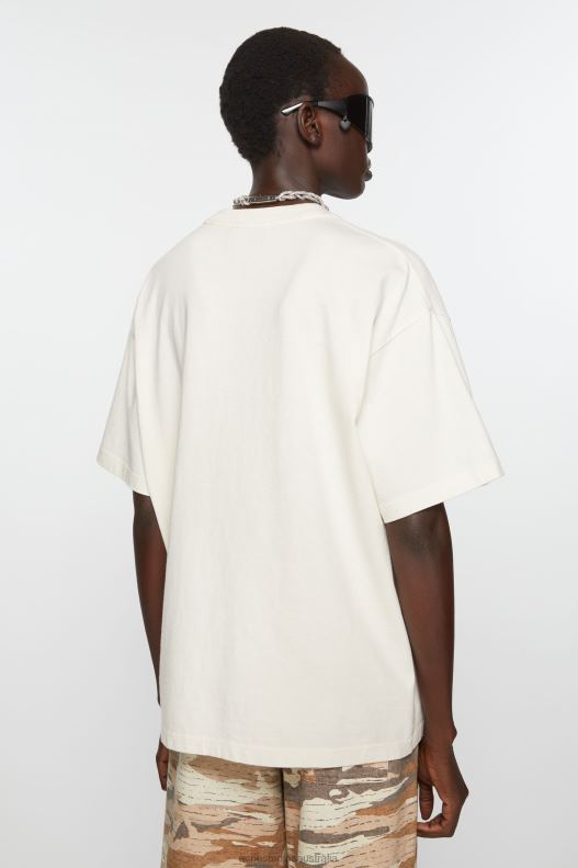 Embroidery t-shirt - Relaxed fit Off White Acne Studios R66LJ380 Apparel