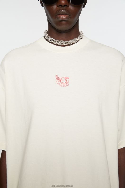 Embroidery t-shirt - Relaxed fit Off White Acne Studios R66LJ380 Apparel