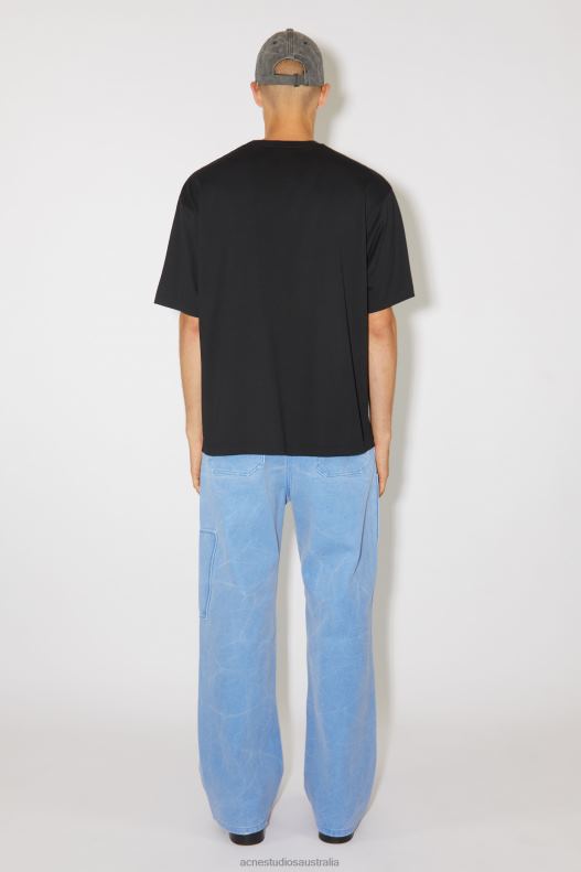 Face logo t-shirt - Relaxed fit Unisex Black Acne Studios R66LJ1134 Apparel