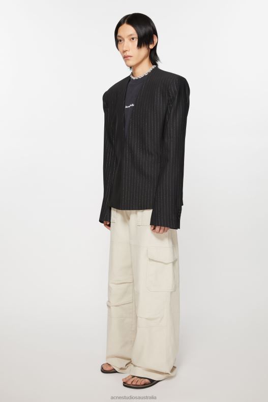 Fitted fit suit jacket Black Acne Studios R66LJ951 Apparel