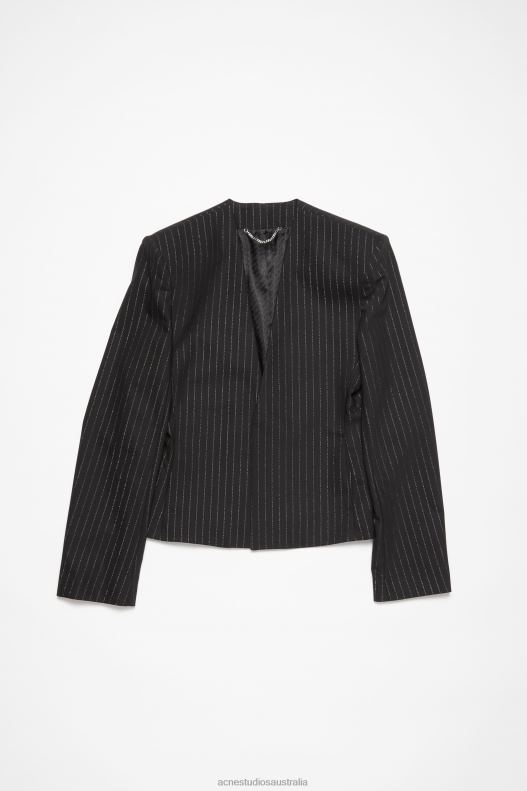 Fitted fit suit jacket Black Acne Studios R66LJ951 Apparel