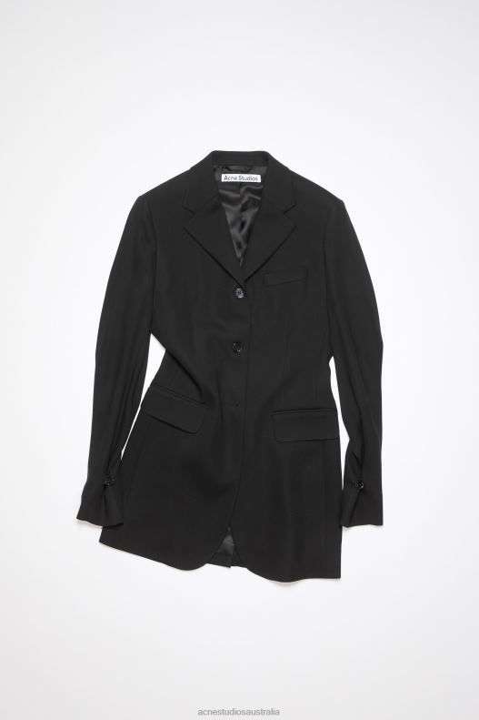 Fitted suit jacket Black Acne Studios R66LJ132 Apparel