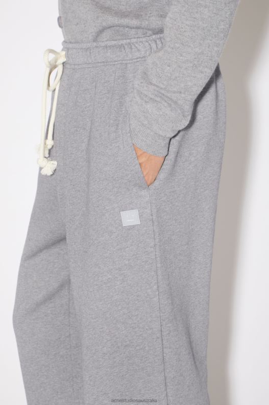 Fleece sweatpants Unisex Light Grey Melange Acne Studios R66LJ1187 Apparel