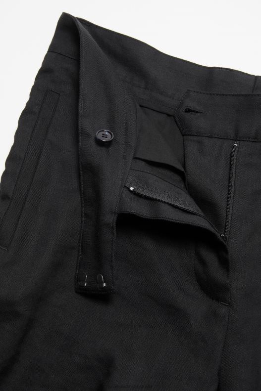 Fluid linen trousers Black Acne Studios R66LJ293 Apparel