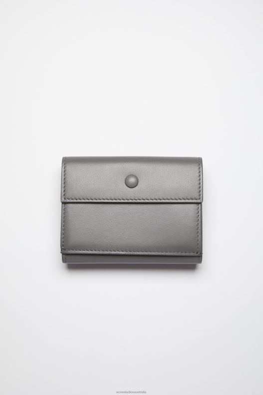 Folded wallet Dark Grey Acne Studios R66LJ596 Accessories