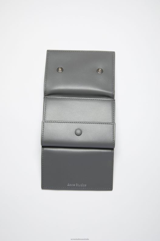 Folded wallet Dark Grey Acne Studios R66LJ596 Accessories