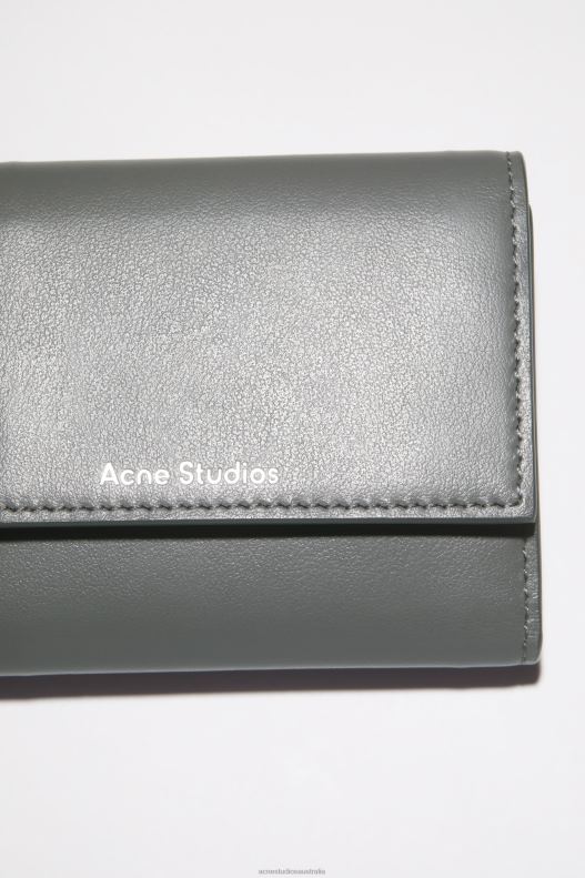 Folded wallet Dark Grey Acne Studios R66LJ596 Accessories