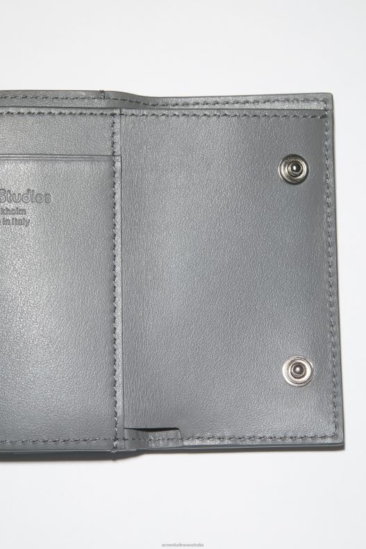 Folded wallet Dark Grey Acne Studios R66LJ596 Accessories