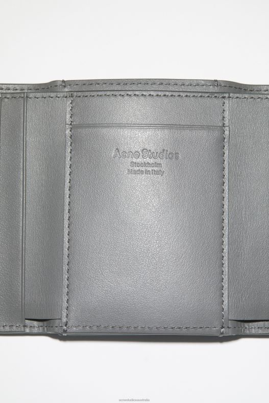 Folded wallet Dark Grey Acne Studios R66LJ596 Accessories