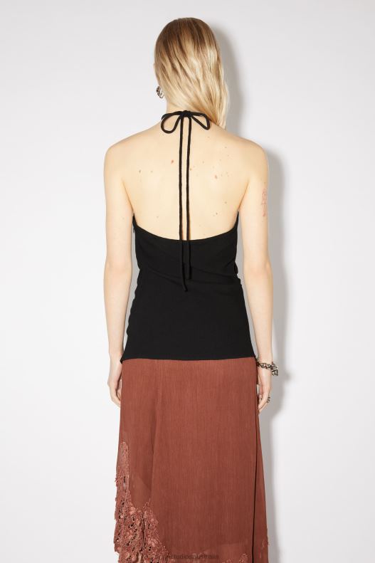 Halter top Black Acne Studios R66LJ192 Apparel