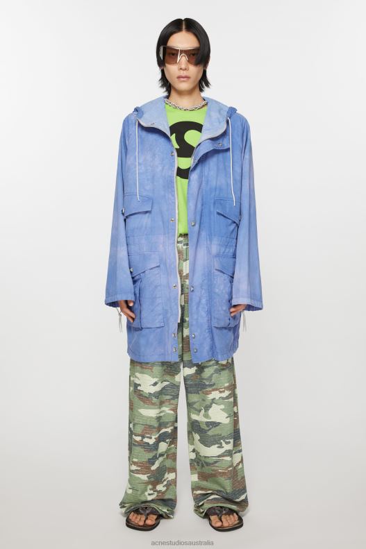 Hooded jacket Sweet Blue Acne Studios R66LJ890 Apparel