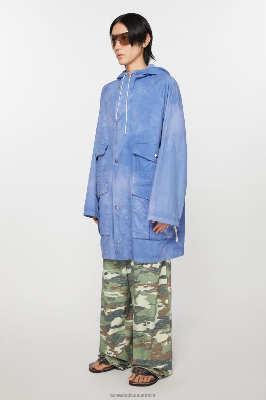 Hooded jacket Sweet Blue Acne Studios R66LJ890 Apparel