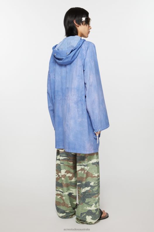 Hooded jacket Sweet Blue Acne Studios R66LJ890 Apparel