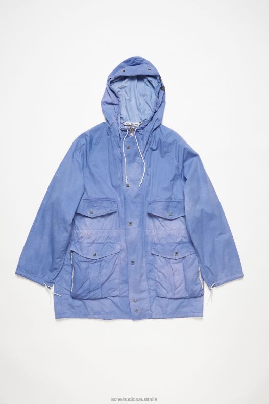 Hooded jacket Sweet Blue Acne Studios R66LJ890 Apparel