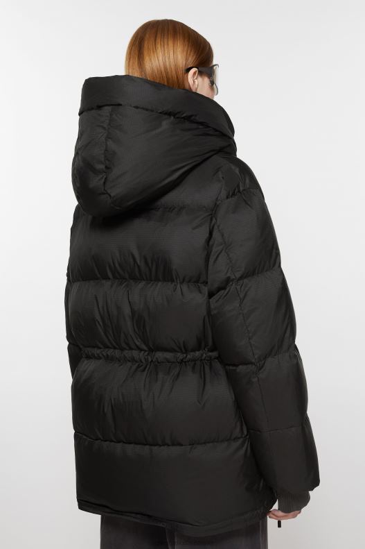 Hooded puffer jacket Black Acne Studios R66LJ19 Apparel