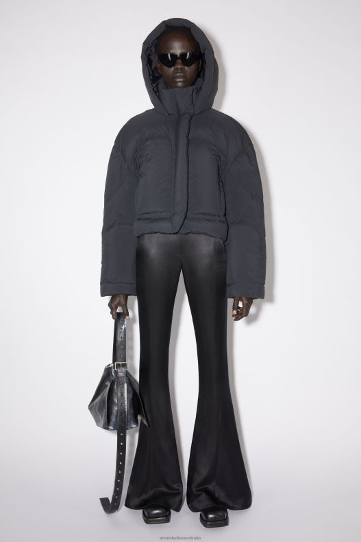 Hooded puffer jacket Black Acne Studios R66LJ31 Apparel