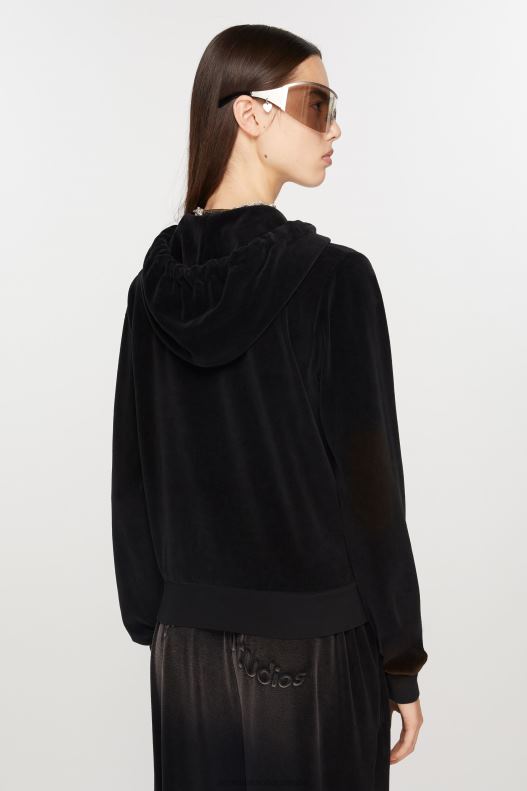 Hooded sweater - Fitted fit Black Acne Studios R66LJ142 Apparel