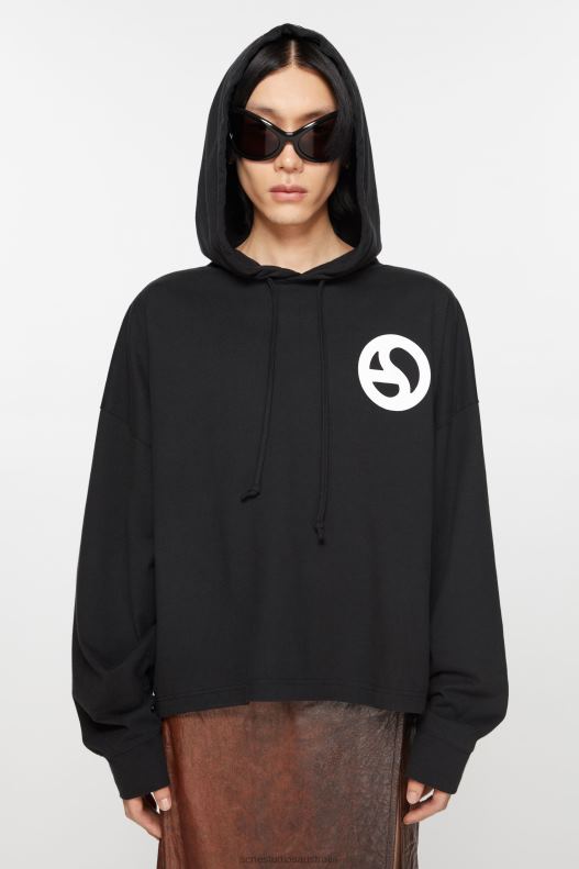 Hooded sweater Black Acne Studios R66LJ962 Apparel