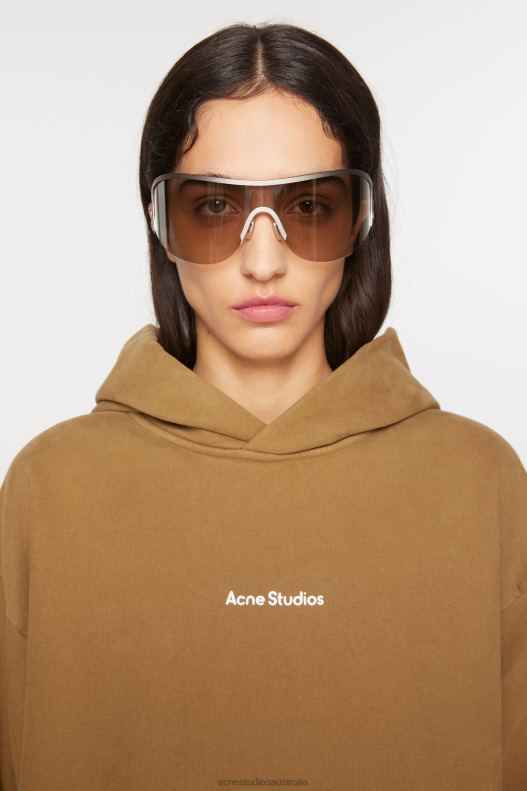 Hooded sweater Mud Beige Acne Studios R66LJ140 Apparel