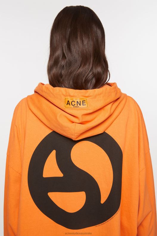 Hooded sweater Sharp Orange Acne Studios R66LJ144 Apparel