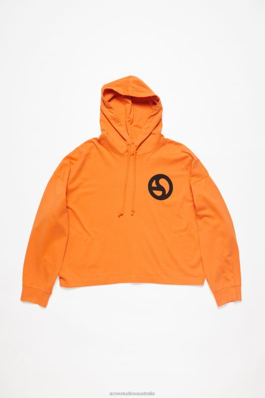 Hooded sweater Sharp Orange Acne Studios R66LJ144 Apparel