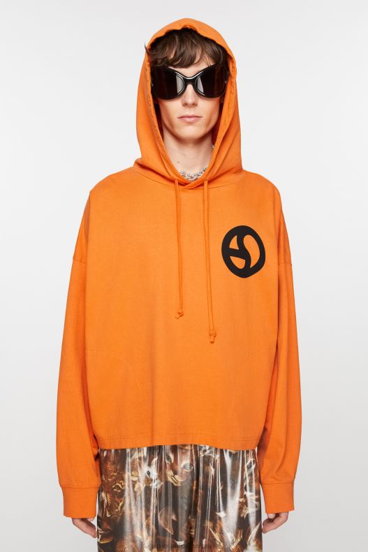 Hooded sweater Sharp Orange Acne Studios R66LJ966 Apparel