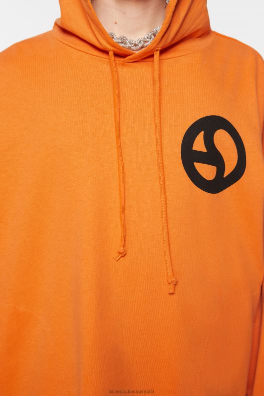 Hooded sweater Sharp Orange Acne Studios R66LJ966 Apparel