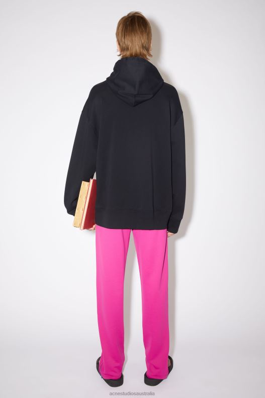 Hooded sweatshirt - Oversized fit Unisex Black Acne Studios R66LJ1180 Apparel