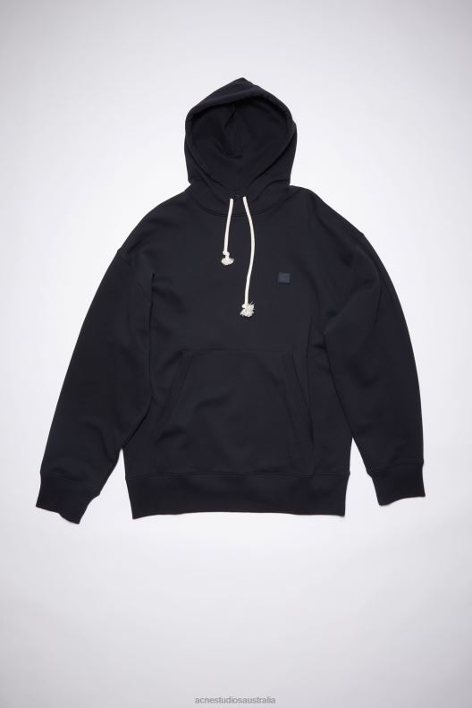 Hooded sweatshirt - Oversized fit Unisex Black Acne Studios R66LJ1180 Apparel