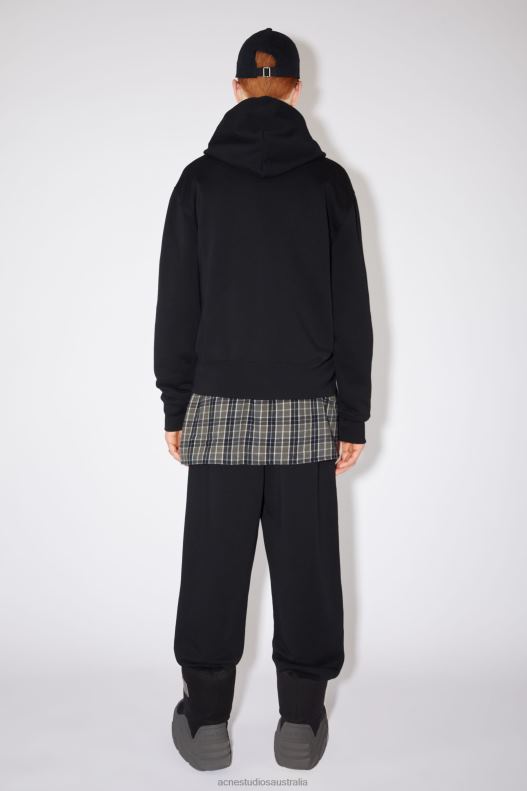 Hooded sweatshirt - Regular fit Unisex Black Acne Studios R66LJ1191 Apparel