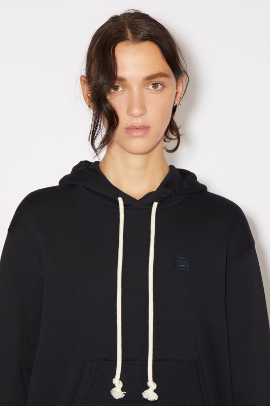 Hooded sweatshirt - Regular fit Unisex Black Acne Studios R66LJ161 Apparel