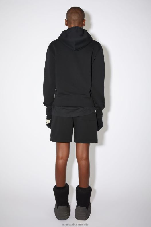 Hooded sweatshirt - Regular fit Unisex Black Acne Studios R66LJ431 Apparel